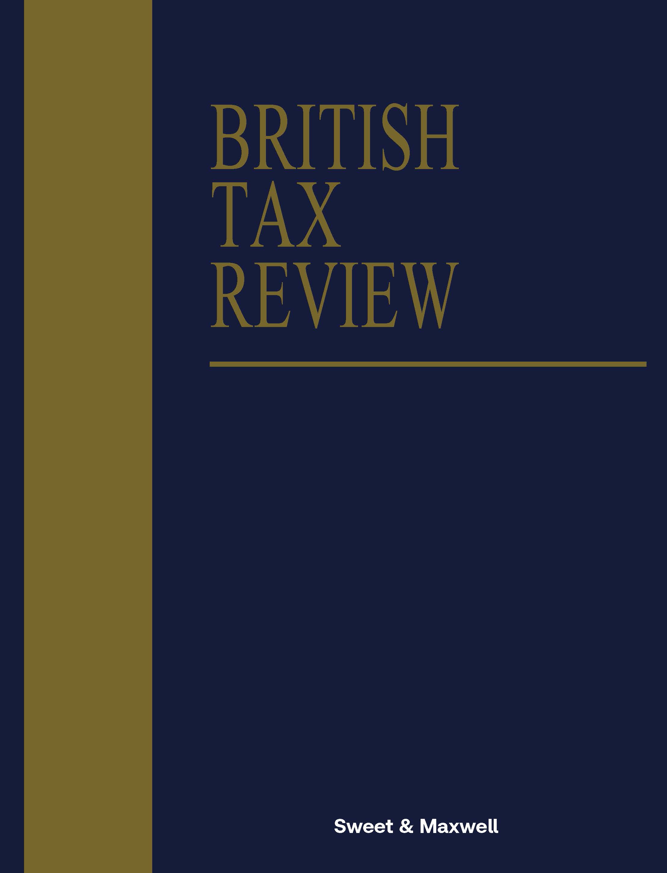 Cover of British Tax Review