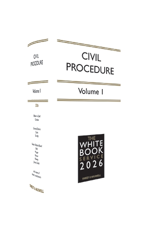 over of White Book 2026, Volume 1, Print Service
