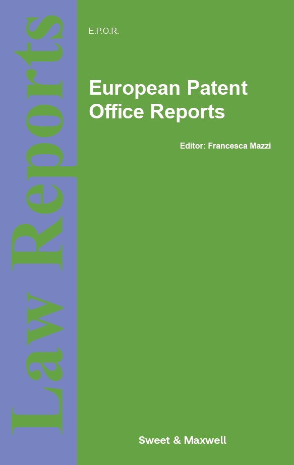 Cover of European Patent Office Reports
