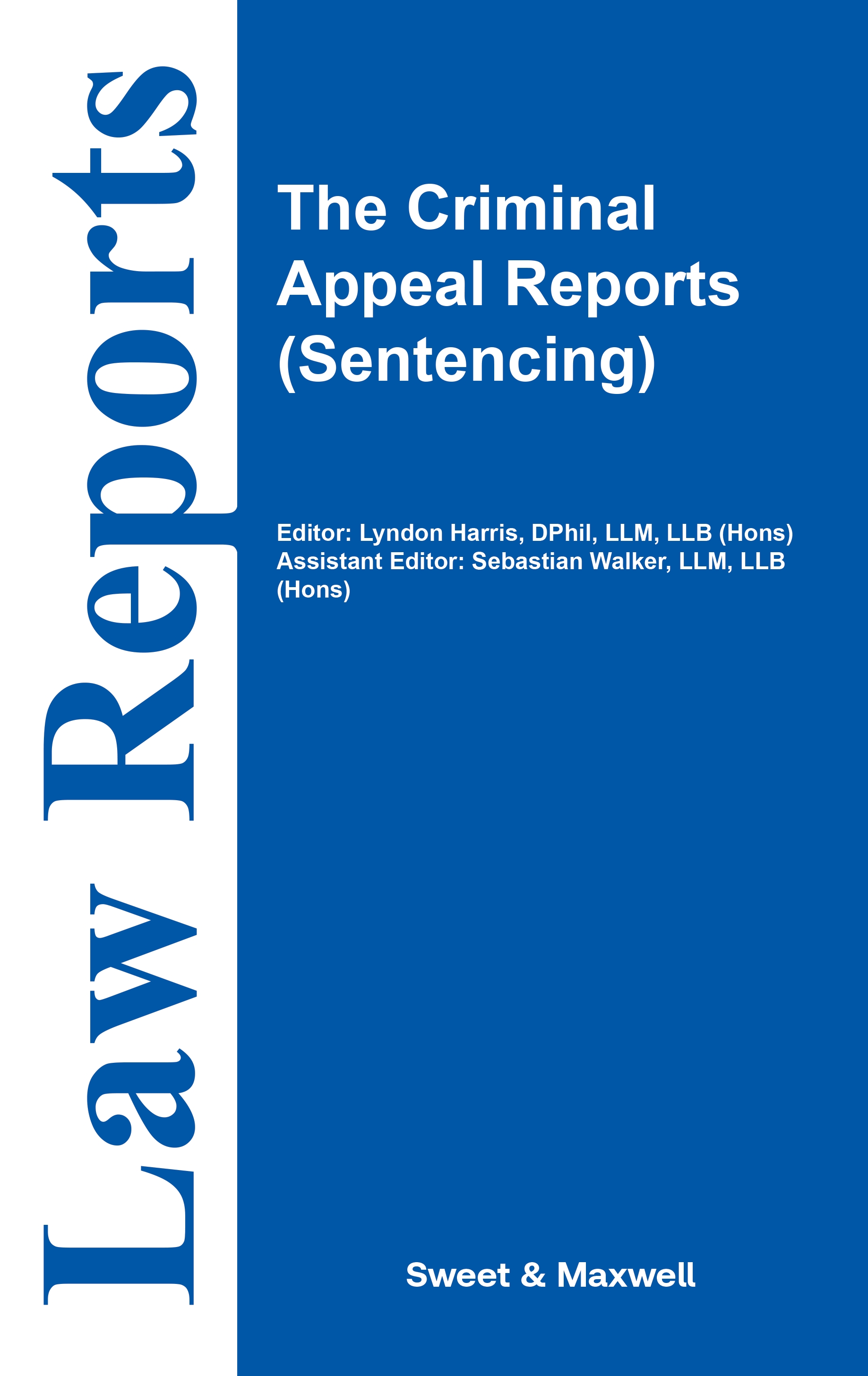 Cover of Criminal Appeal Reports (Sentencing)