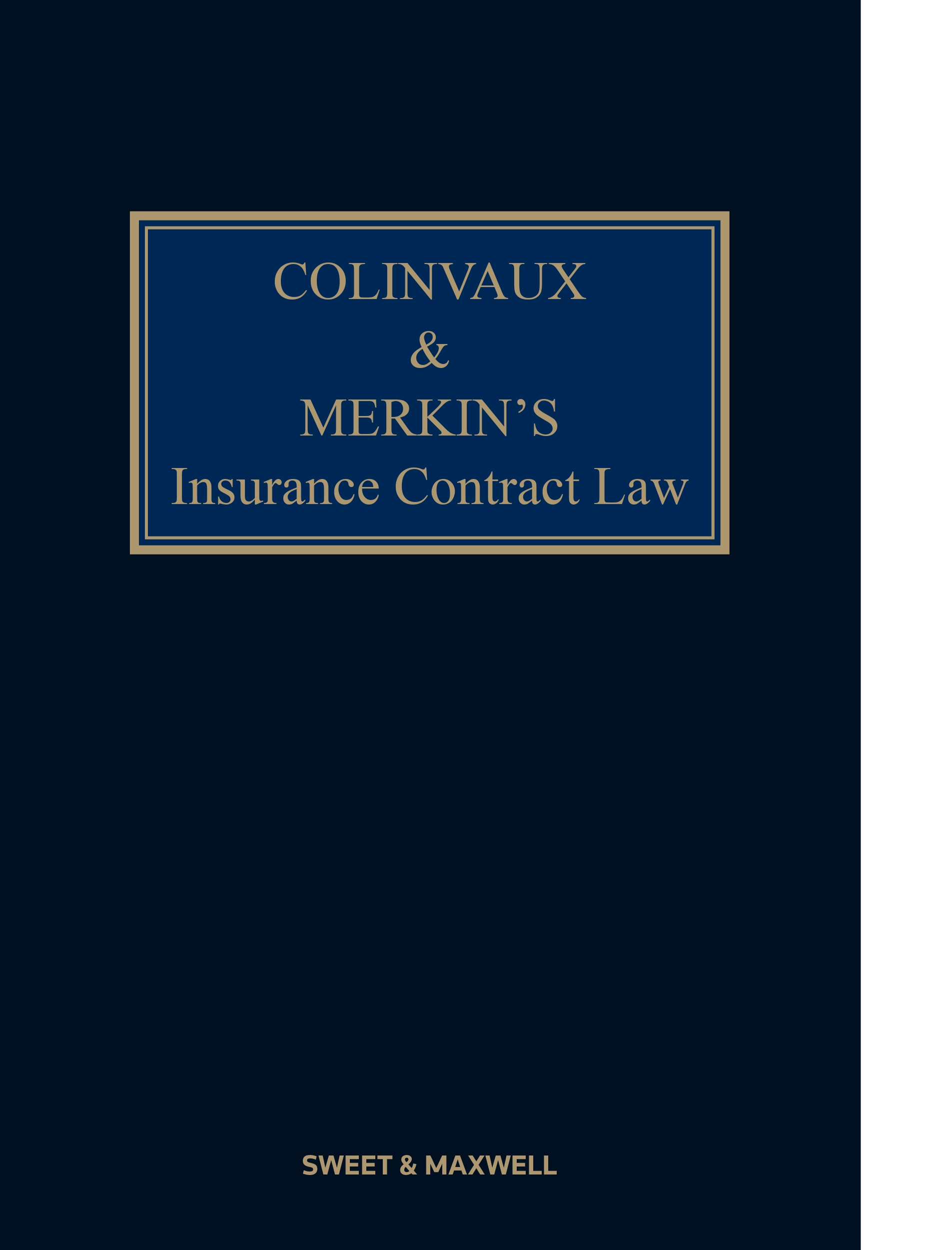 Cover of Colinvaux and Merkin's Insurance Contract Law