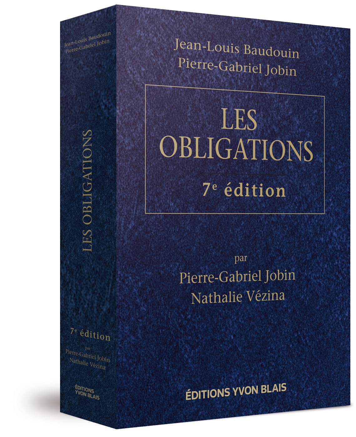 couverture de Jean-Louis Baudouin et Pierre-Gabriel Jobin, Les obligations, 7e édition