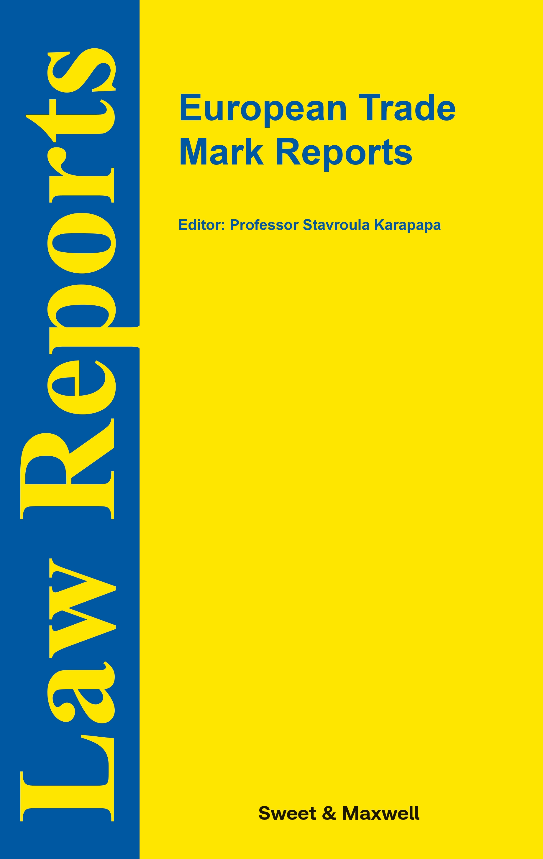 Cover of European Trade Mark Reports