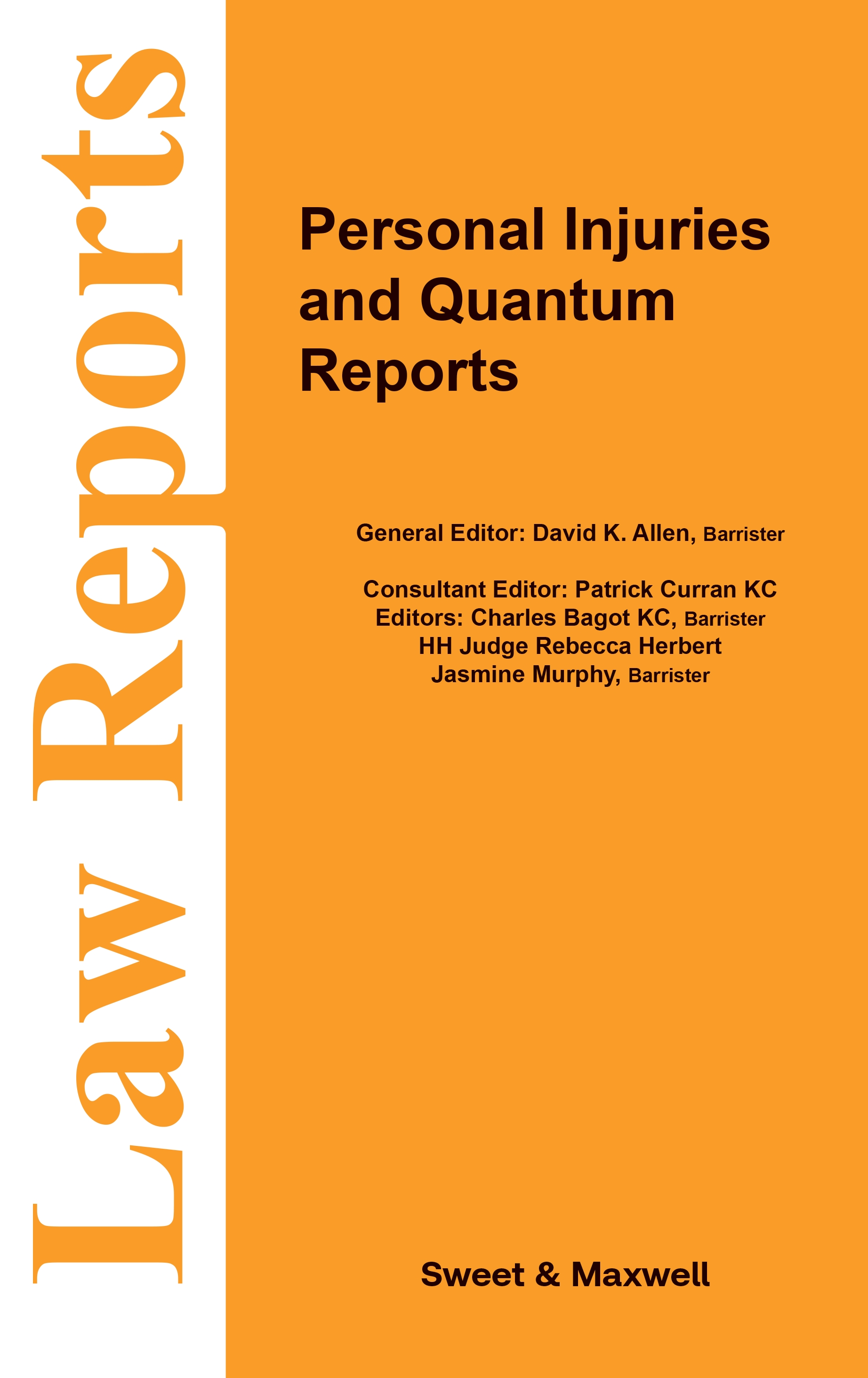 Cover of Personal Injuries and Quantum Reports