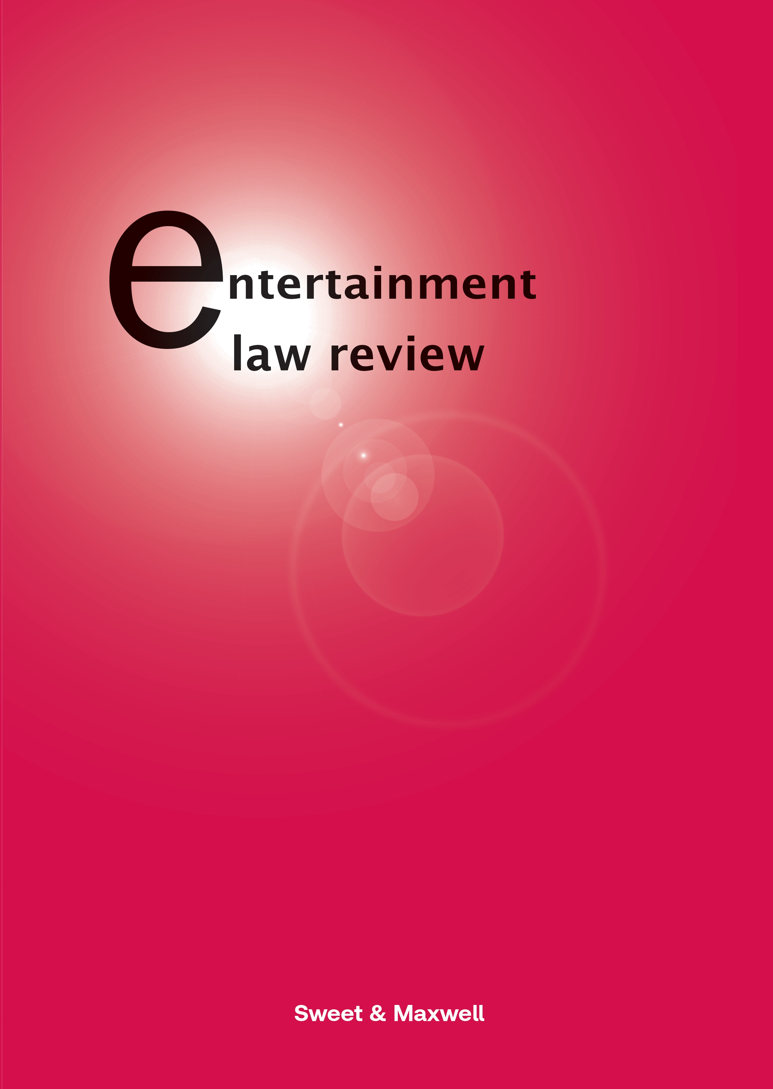 Cover of Entertainment Law Review