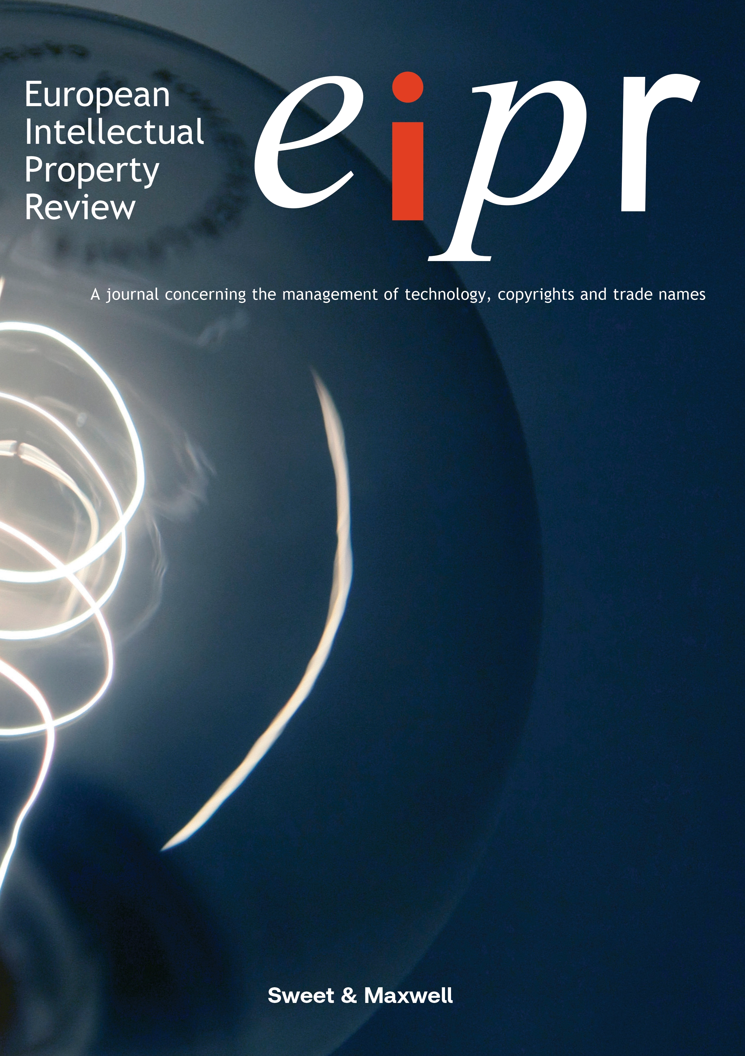 Cover of European Intellectual Property Review