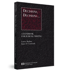 Cover of Decisions, Decisions... a Handbook for Judicial Writing, Softbound book