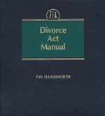 Cover of Divorce Act Manual, Binder/looseleaf