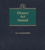 Cover of Divorce Act Manual, Binder/looseleaf
