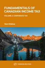 Cover of Fundamentals of Canadian Income Tax, Volume 2: Corporate Tax2