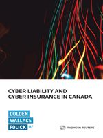 Cover of Cyber Liability and Cyber Insurance in Canada Book - softbound