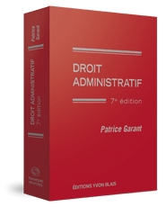 Couverture Droit administratif, 7e edition