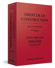 Couverture Droit de la construction, 4e edition - Lois et reglements
