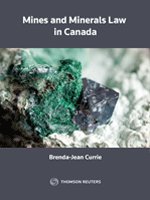 Cover of Mines and Minerals Law in Canada