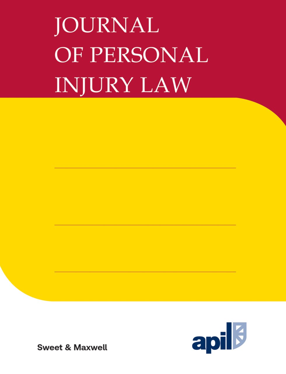 Cover of Journal of Personal Injury Law