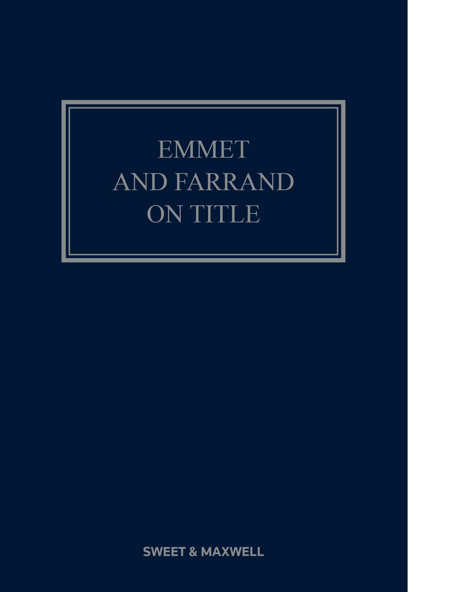 Cover of Emmet and Farrand on Title