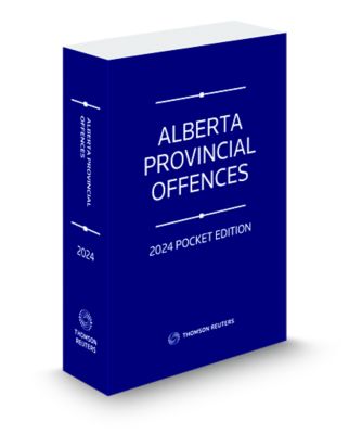 Image of Alberta Provincial Offences 2024 Pocket Edition