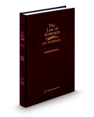 Cover of Waddams Law Of Contracts 8th ed. (Print + Proview)