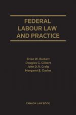 Cover of Federal Labour Law and Practice, Hardbound book
