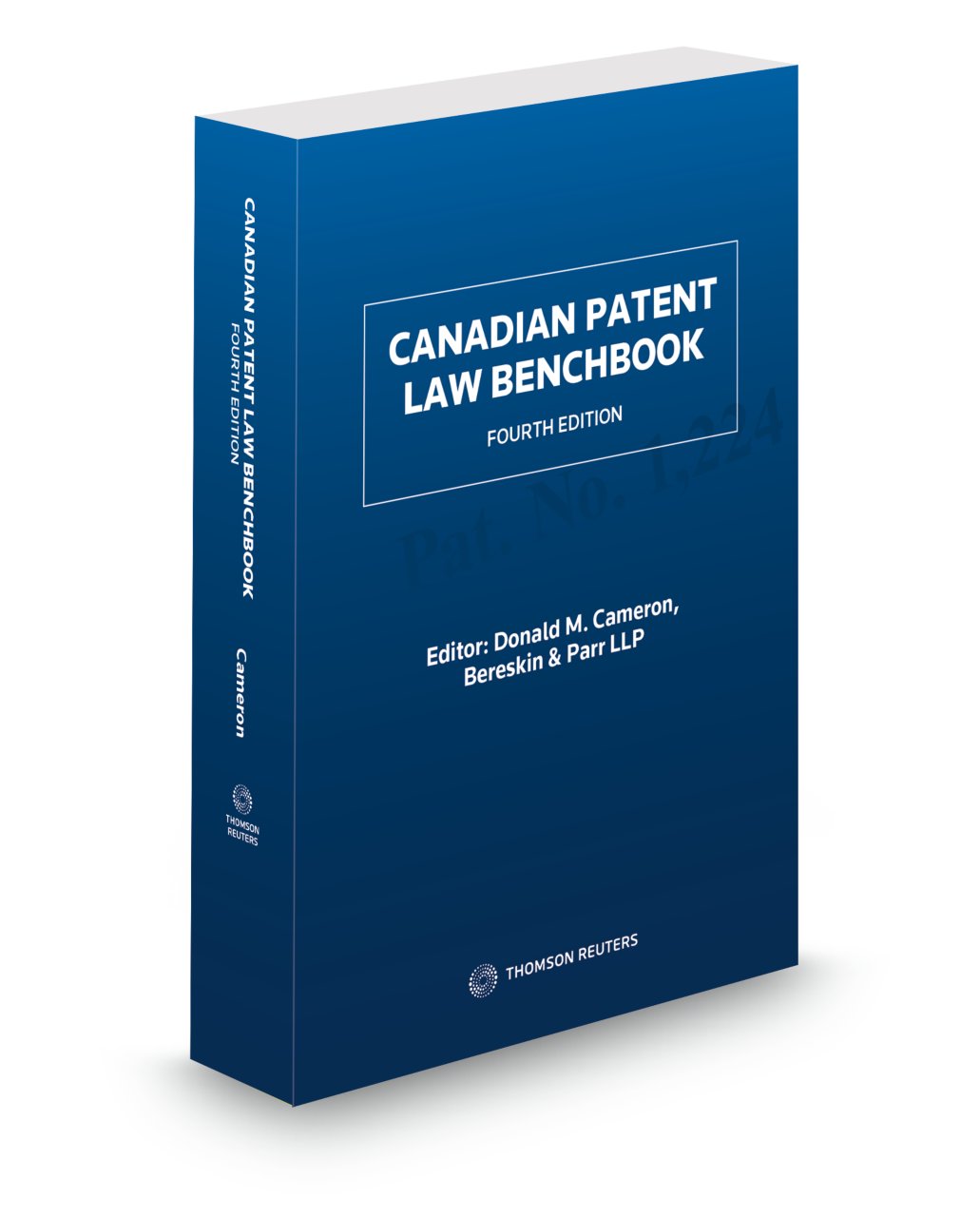 Cover of Canadian Patent Law Benchbook, Fourth Edition