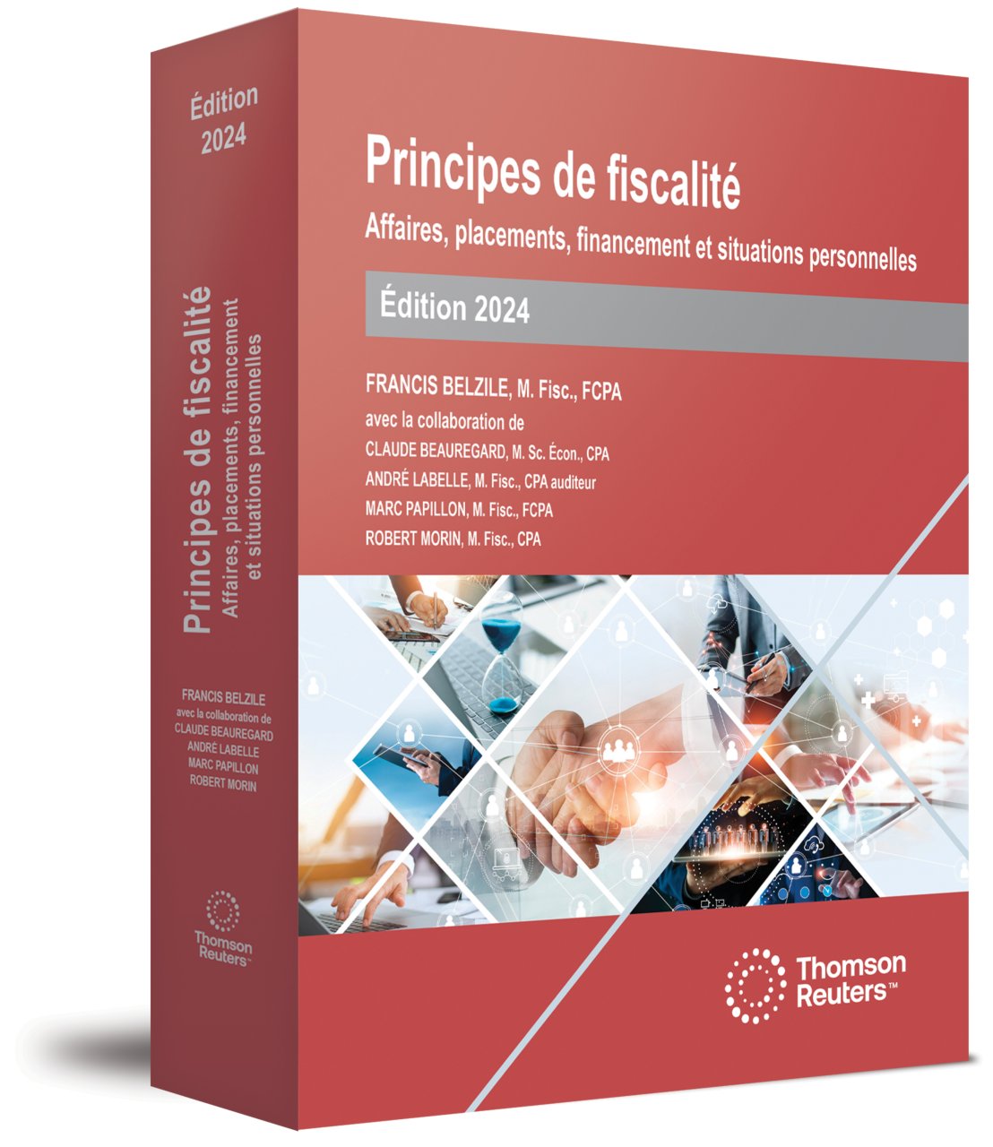 couverture de Principes de fiscalité : Affaires, placements, financement et situations personnelles, édition 2024