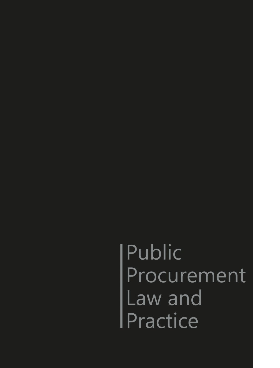 Cover of Public Procurement Law and Practice