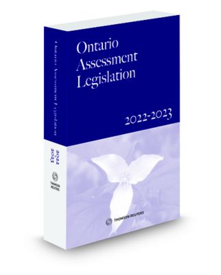 product image for Ontario Assessment Legislation 2022-2023