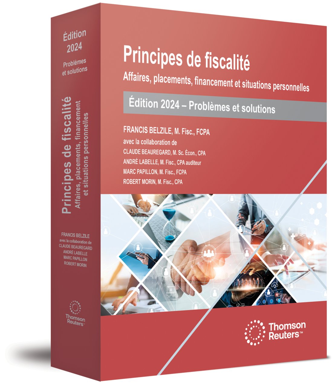couverture de Principes de fiscalité : Affaires, placements, financement et situations personnelles, Problèmes et solutions, édition 2024