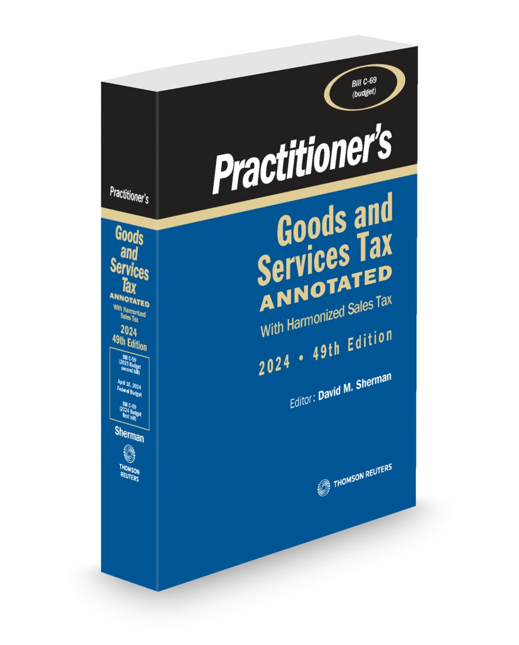 Cover of Practitioner's GST Annotated with Harmonized Sales Tax 2024 49th Edition