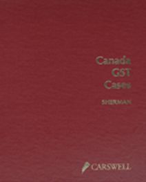 Cover of Canada GST Cases