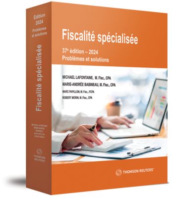 couverture de Fiscalité spécialisée - Problèmes et solutions, 36e édition, 2023