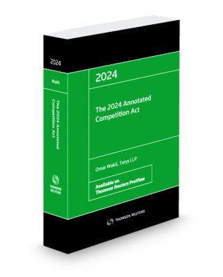 cover of The 2024 Annotated Competition Act