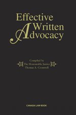 Cover of Effective Written Advocacy, Hardbound book