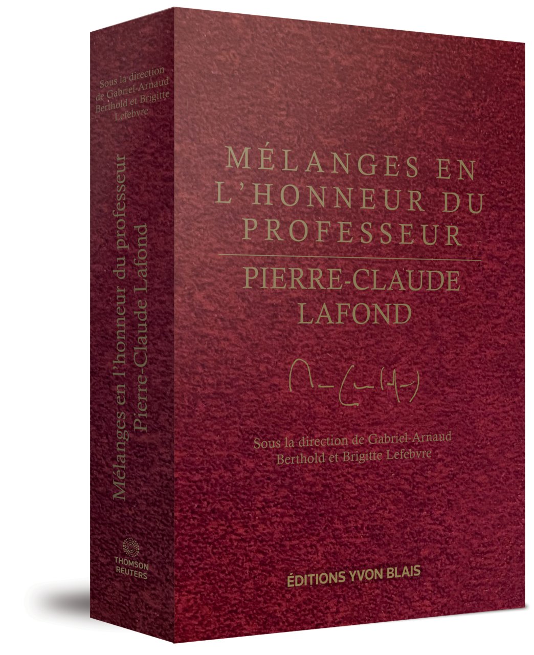 couverture de Mélanges en l'honneur du professeur Pierre-Claude Lafond