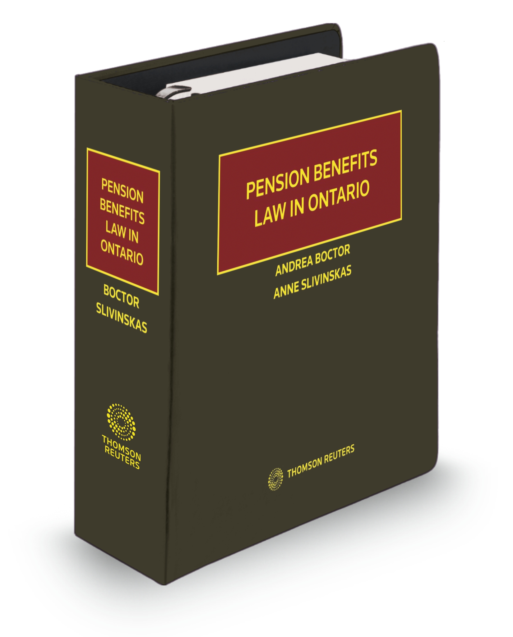 Pension Benefit Laws in Ontario - Book cover