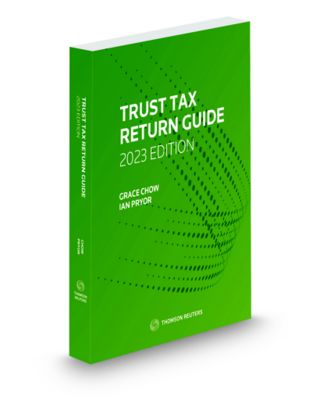 Cover of Trust Tax Return Guide 2023 Edition