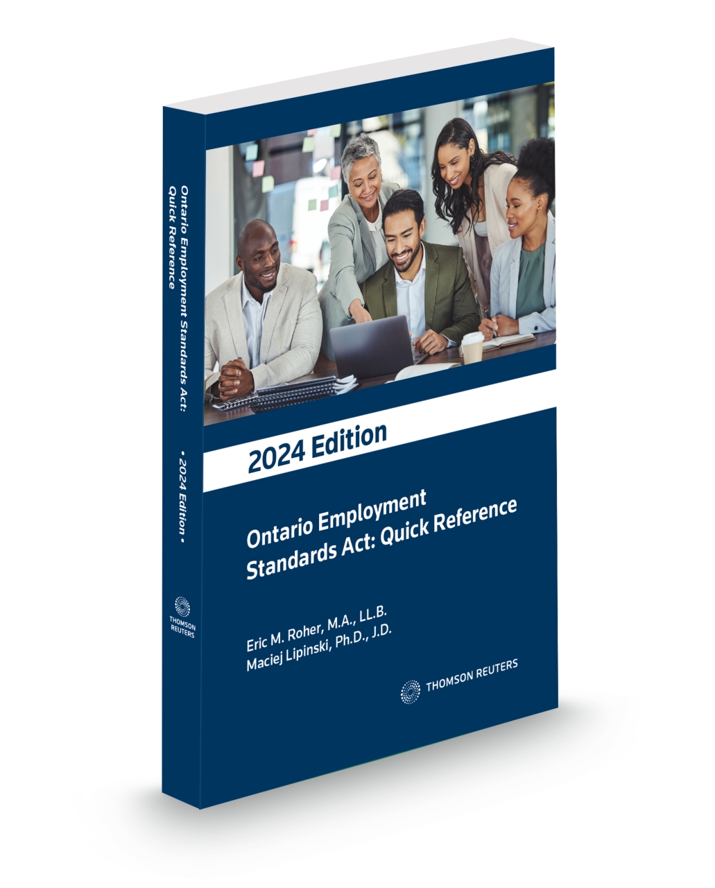 Front cover image of the Ontario Employment Standards Act: Quick Reference - 2024 Edition.