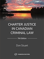 Cover of Charter Justice in Canadian Criminal Law, 7th Edition, Softbound book