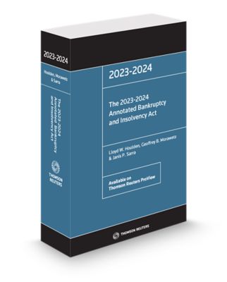 Cover of The 2023-2024 Annotated Bankruptcy and Insolvency Act