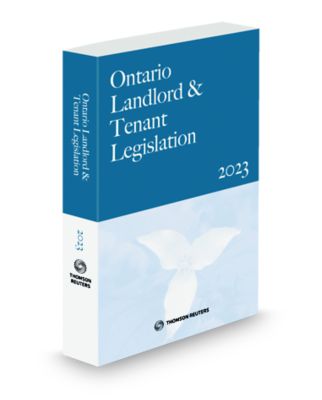Cover of Ontario Landlord & Tenant Legislation, 2023 Edition