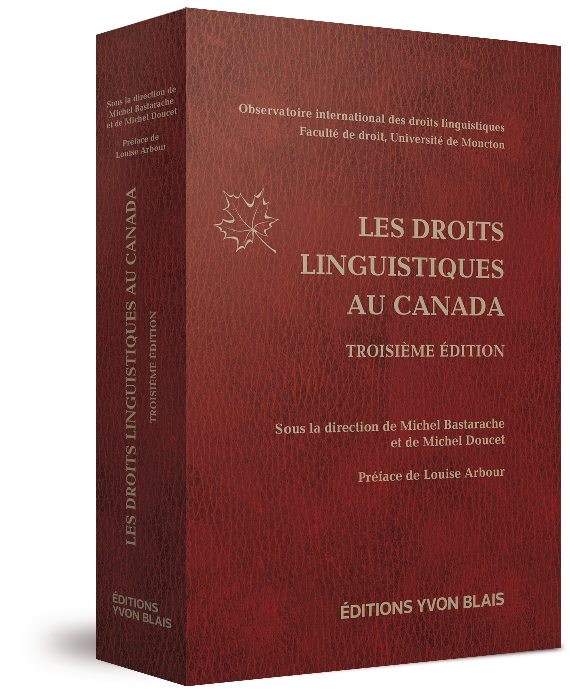 couverture de Les droits linguistiques au Canada, 3e édition