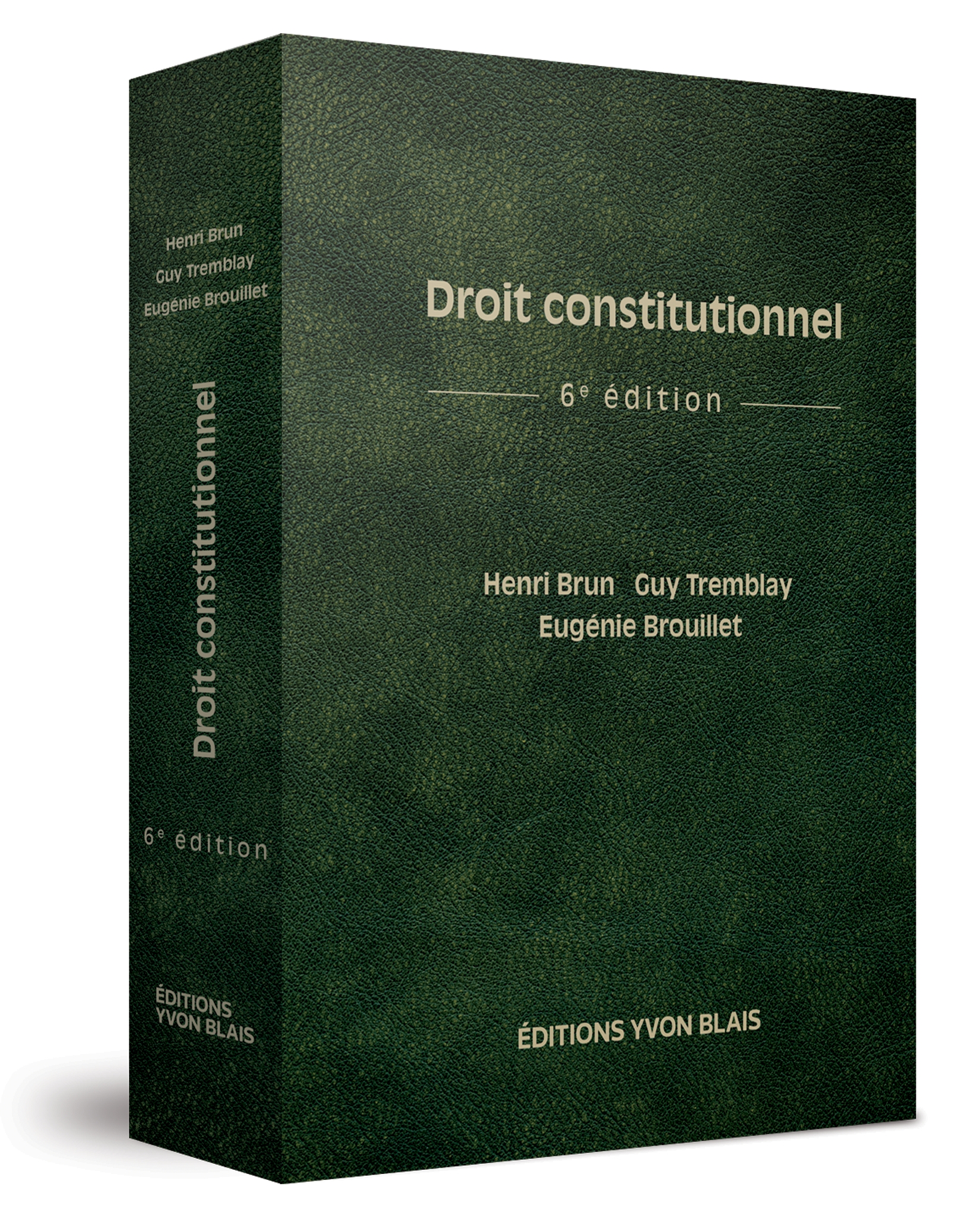 Cover of Droit constitutionnel, 6e édition