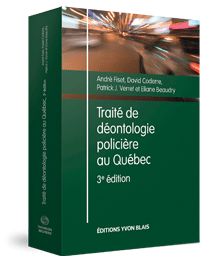 Couverture Traite de deontologie policiere au Quebec, 3e edition