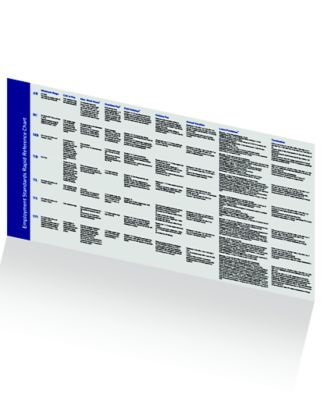 Image of the Employment Standards Rapid Reference Chart.