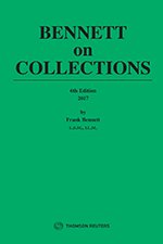Cover of Bennett on Collections, 6th Edition, Softbound book