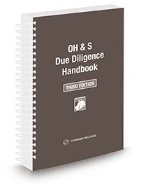 Cover of OH and S Due Diligence Handbook, 3rd Edition, Print and ProView eBook