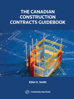 Cover of The Canadian Construction Contracts Guidebook Book, Softbound book