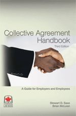 Cover of Collective Agreement Handbook: A Guide for Employers and Employees, Third Edition, Softbound book