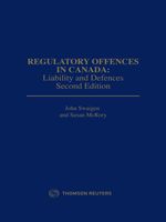 Cover of Regulatory Offences in Canada: Liability and Defences, Second Edition, Hardbound book