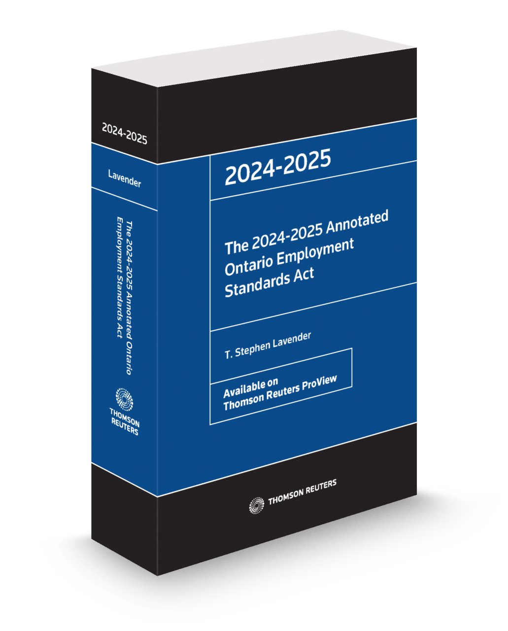 Front cover image of The 2024-2025 Annotated Ontario Employment Standards Act.